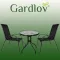 Набор садовой мебели Gardlov – стол 60 см + 2 кресла | Черный