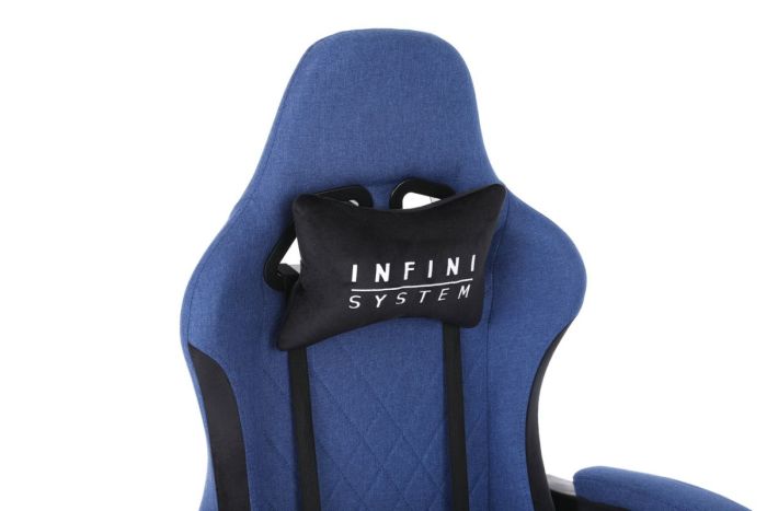 Комп'ютерне крісло із тканини Extreme INFINI SYSTEM Синій