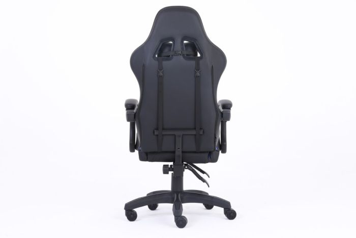 Компьютерное кресло с вставками карбоновыми CARBON Quattro Gaming Черно-синий