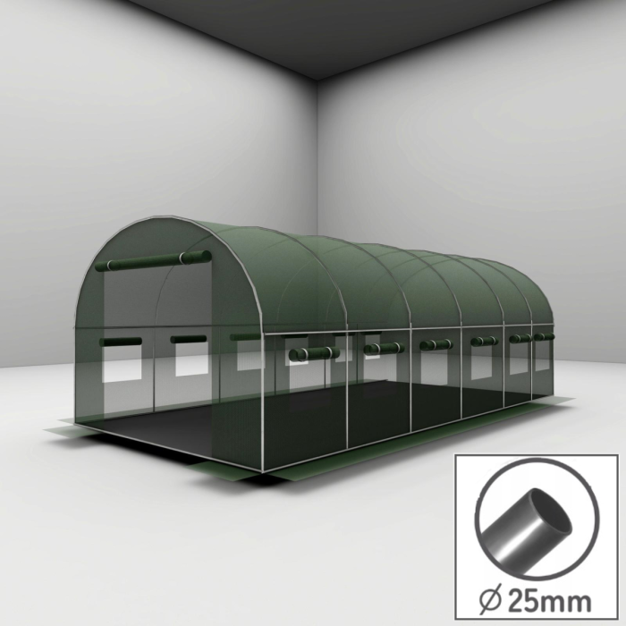 Теплица Zakúpol GHT600300 6х3х2 м 18 м² (труба 25 мм)