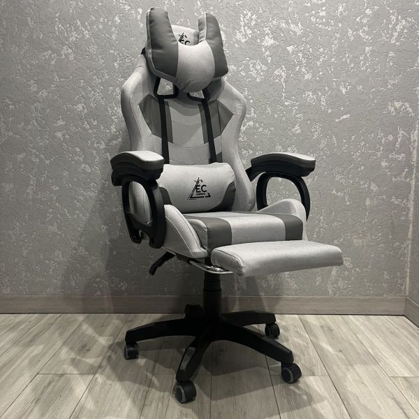 Комп'ютерне крісло із тканини STUDENT KO23SZ Сірий