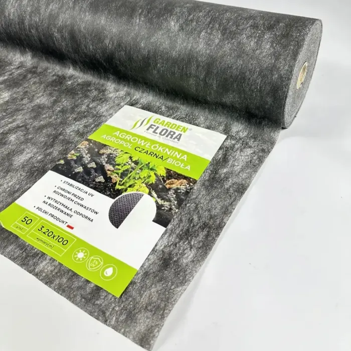 Агроволокно 50 г/м2 3.2м/100м Чорно-Біле Garden Flora 