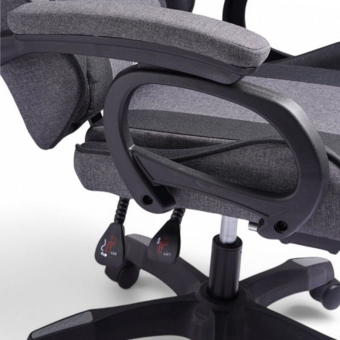 Комп'ютерне крісло із тканини LevelUp KO29SZ Сіро-чорний