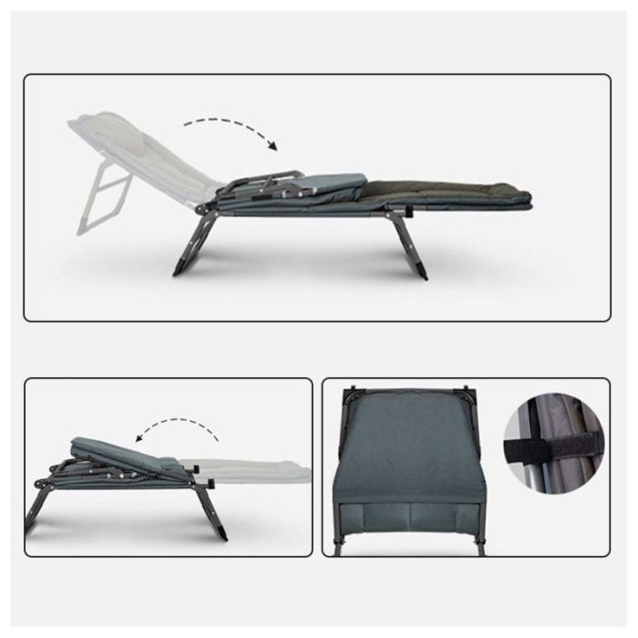 Раскладная туристическая кровать Ecarla AR06SZ 200 x 64 см Графитовый