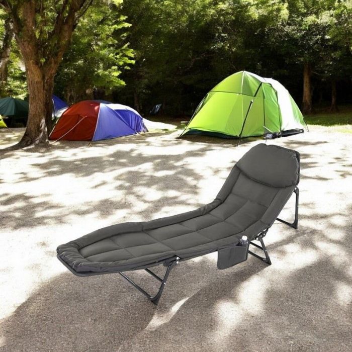 Раскладная туристическая кровать Ecarla AR06SZ 200 x 64 см Графитовый