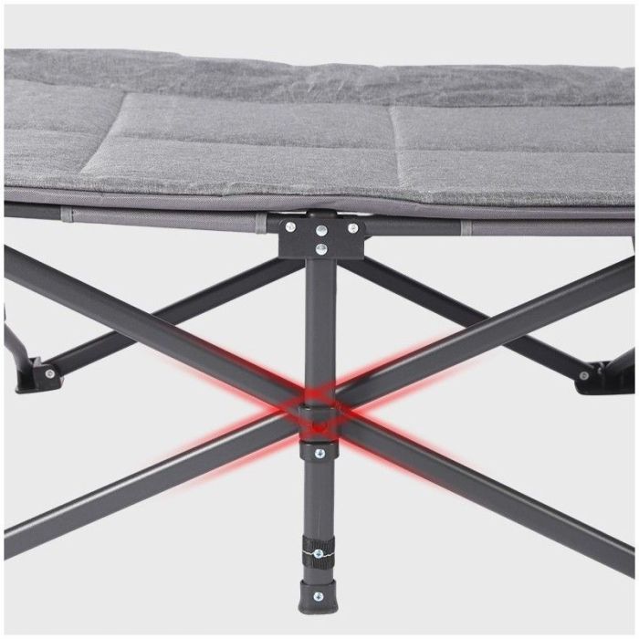 Раскладная туристическая кровать Ecarla AR06SZ 187 x 68 см Графитовый