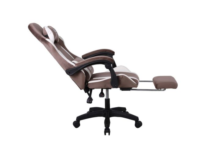 Комп'ютерне крісло із замші DEUS Inferno Коричневий