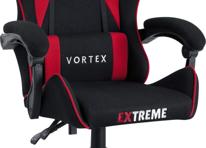 Комп'ютерне крісло із тканини Extreme VORTEX Червоний