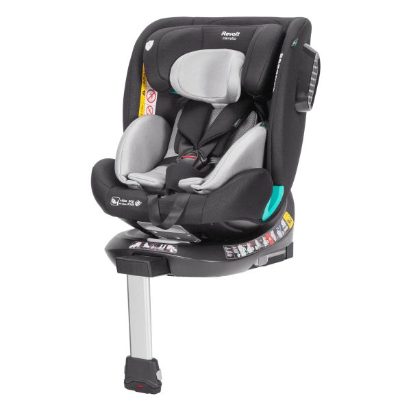 Дитяче Автокрісло CARRELLO Revolt (CRL-15805/1 Sky Grey) i-Size 40-150см ISOFIX, поворот, опор.стійка