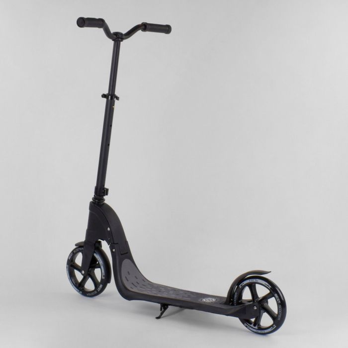 Самокат двухколесный Best Scooter Черный (72378) с PU колесами.