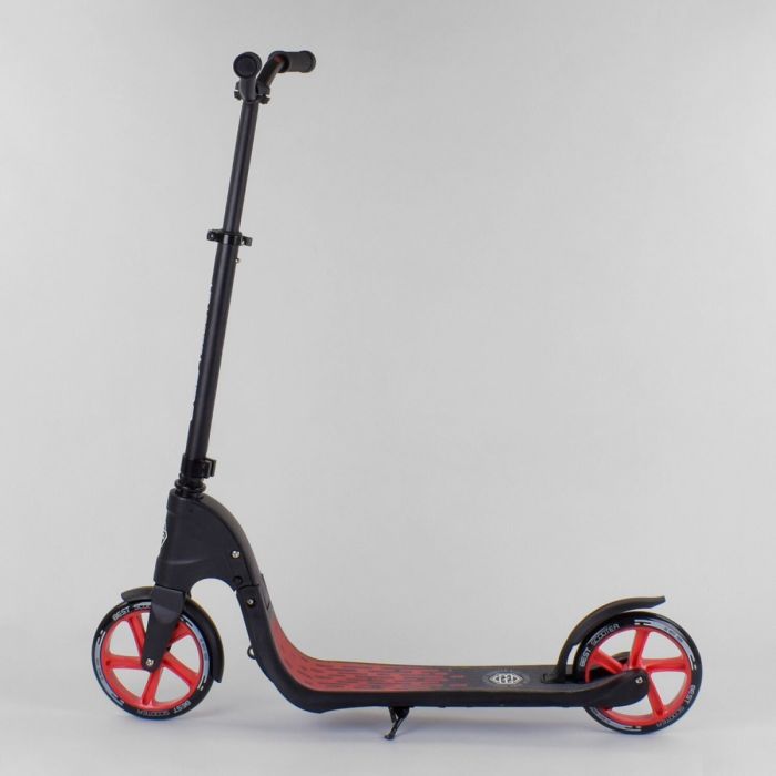 Самокат двухколесный Best Scooter Красный (18424) с PU колесами.