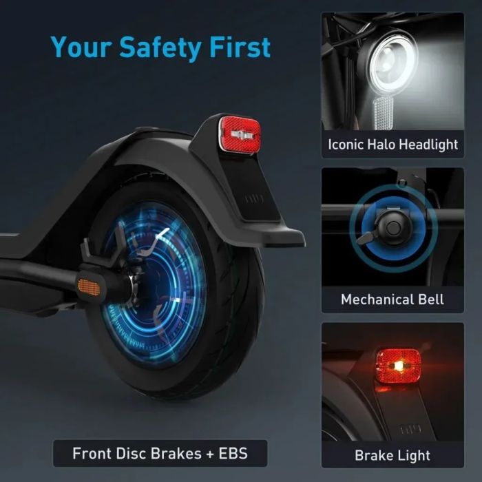 Уцінка Електросамокат NIU Kick Scooter KQi3 Sport Black 300 Вт до 100 кг