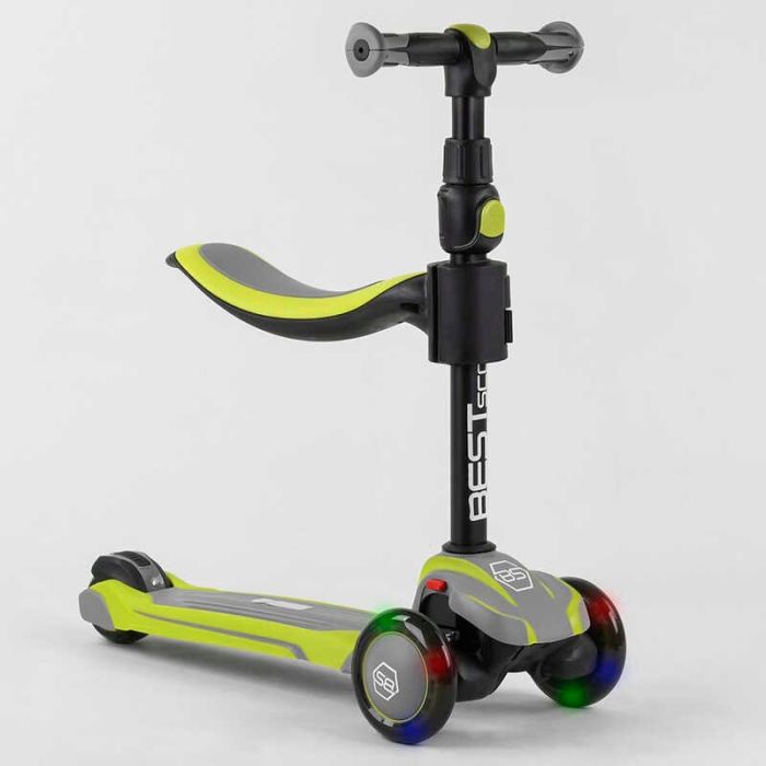 Самокат триколісний Best Scooter (JS-20815) колеса PU зі світлом