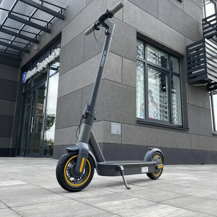 Электросамокат KUGOO G30 Max 18Ah серый с усиленным аккумулятором
