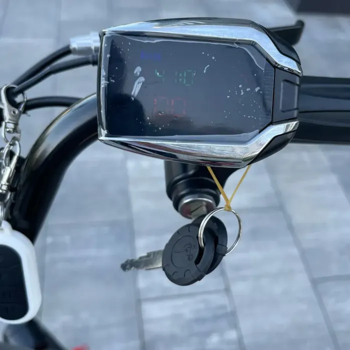 Электросамокат KUGOO С1 500W 11Ah красный, с сидением и усиленной корзинкой
