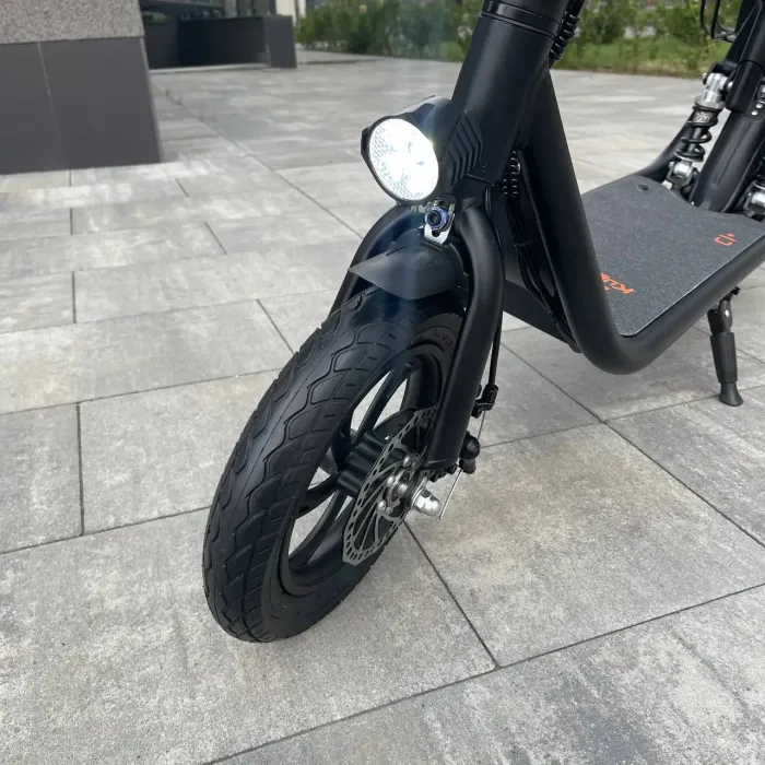 Електросамокат KUGOO С1 500W 11Ah чорний, з сидінням та посиленим кошиком