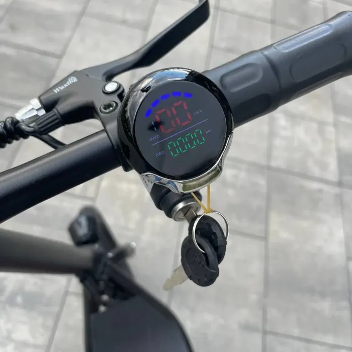 Електросамокат KUGOO С1 500W 11Ah чорний, з сидінням та посиленим кошиком