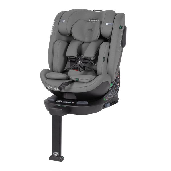 Дитяче Автокрісло CARRELLO Meteorit F (CRL-15101 Seashell Grey) i-Size 40-150см ISOFIX, поворот, опор.стійка